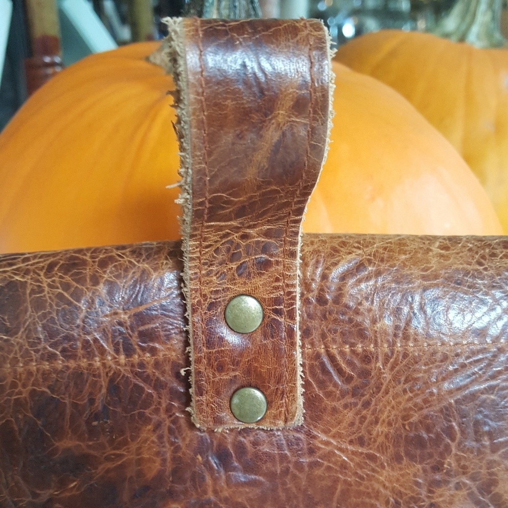 LEATHER BELT/ HIP BAG - Picture 6 of 8